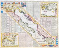 Carte de geographie des differents etats de la Republique de Venise, l’abregè de son gouvernement politique et ecclesiastique et les etats ou elle a porté la glorie de ses armes.