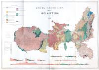 Carta geologica dell’isola d’Elba. Scala di 1:25.000.